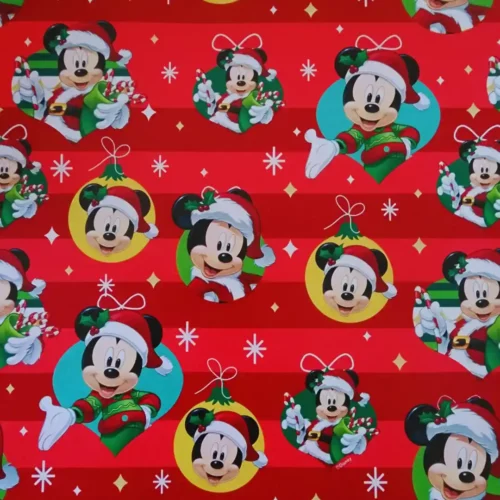 Mickey Mouse Giftwrap - Roll 3m X 700mm - Christmas