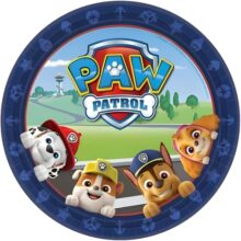 Paw Patrol Tableware - Paper Plates - 23cm - 8 Pack