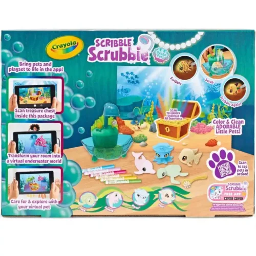 Crayola Craft - Scribble Scrubbie Playset - Bath Tub - Glow Lagoon - Image 7