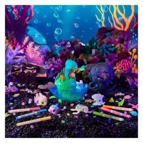 Crayola Craft - Scribble Scrubbie Playset - Bath Tub - Glow Lagoon - Image 2