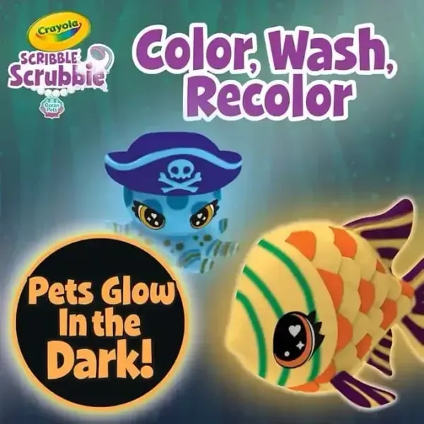 Crayola Scribble Scrubbie Glow Lagoon Bath Tub Playset Colour and Wash Pets 3 Crayola Scribble Scrubbie Glow Lagoon Bath Tub Playset Colour and Wash Pets - Image 3