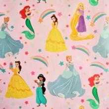 Disney Princess  Wrapping Paper - Roll 2m X 700mm