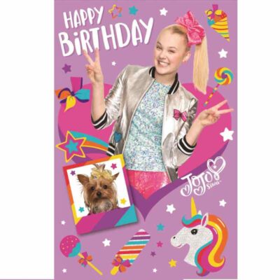 Jojo Siwa Birthday Card - Thomas Online