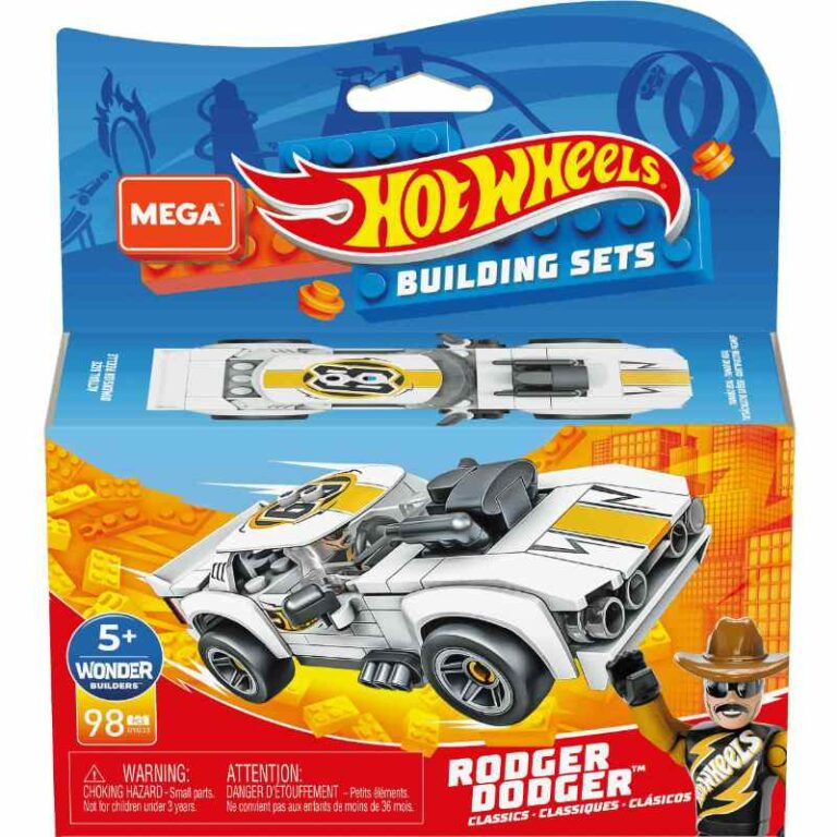 Mega Construx Hot Wheels HW40 – Set Di Costruzione Con Auto E Micro Action Figure, Per Bambini 5+ Anni