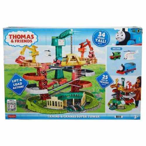 Thomas and Friends Playset - Trains and Cranes Super Tower