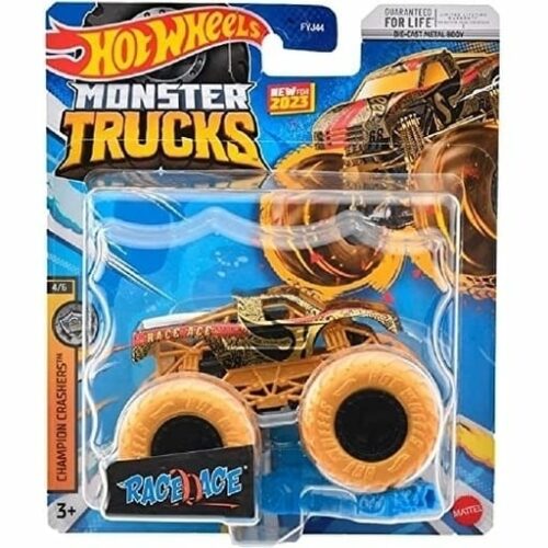 Hot Wheels Monster Trucks 1.64 Race Ace Hlr93