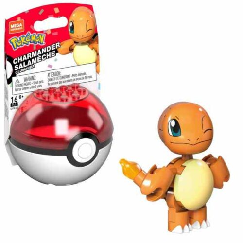 Mega Construx Pokemon - Evergreen Poke Ball - Charmander