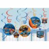 Hot Wheels Hanging Decorations Swirl 12 Pieces