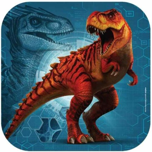 Jurassic World Plates - 23cm - 8 Pack