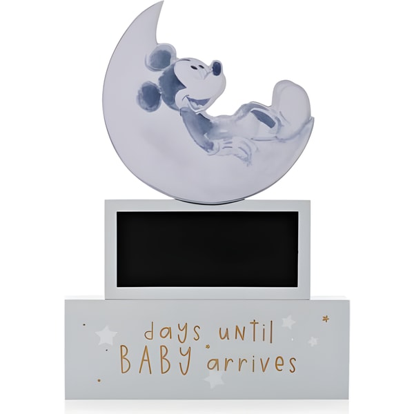 Disney Mickey Mouse Baby Countdown Chalkboard Plaque 1 Disney Mickey Mouse Baby Countdown Chalkboard Plaque