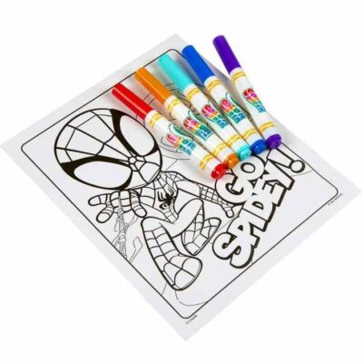 Crayola Colour Wonder Mess Free Colouring Pages and Markers - Spidey