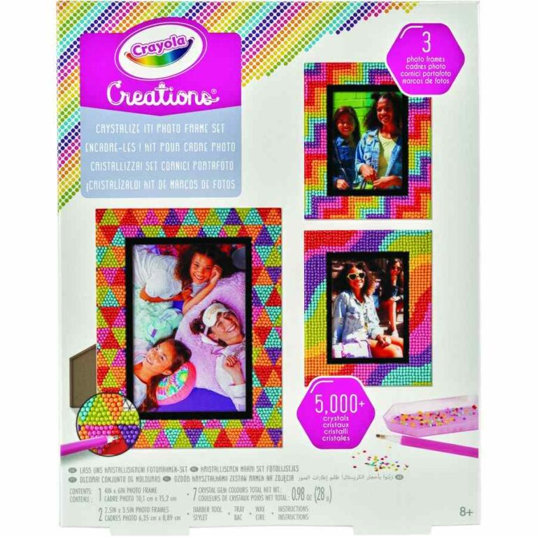 Crayola Craft Creations Crystalize It Photo Frames Kit Thomas Online