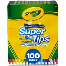 Crayola Markers - Super Tips Washable 100 Pack