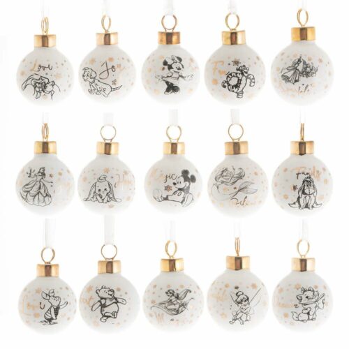 Disney Christmas Baubles - Mini - Set Of 15