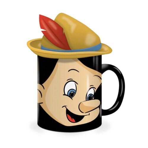 Disney Pinocchio Mug - Shaped Mug With Lid