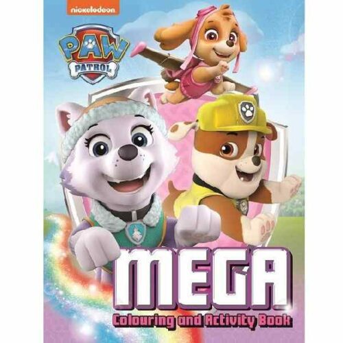 Paw Patrol Colouring Book - Mega - Pink