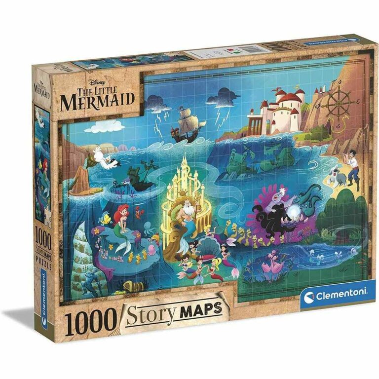 Disney Princess Jigsaw Puzzle - 1000 Piece - Disney Maps - Little ...