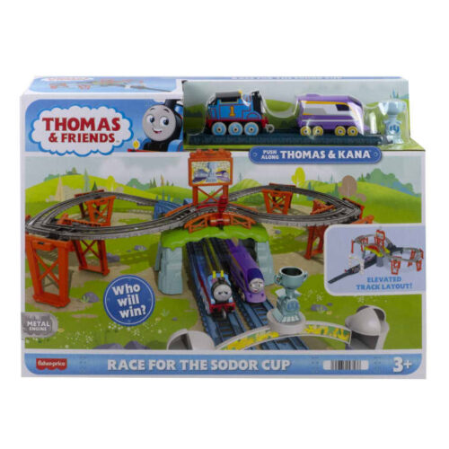 Thomas and Friends Playset - Push Along - Race For the Sodar Cup