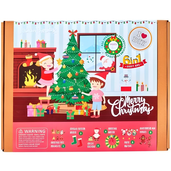 Jack In the Box Christmas 6 in 1 Craft Box 1 Jack In the Box Christmas 6 in 1 Craft Box