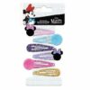 Minnie Mouse Hair Clips - 6 Pack