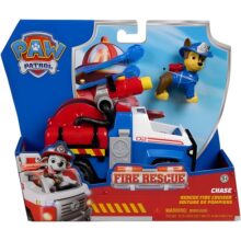 PAW Patrol Fire Rescue Chase Vehicle and Figure