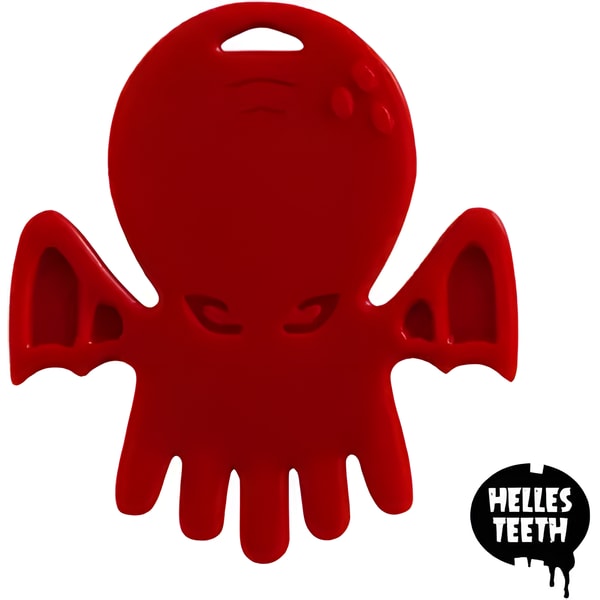 Helles Teeth Teether - Cthulhu Chew - Red 1 Helles Teeth Teether - Cthulhu Chew - Red