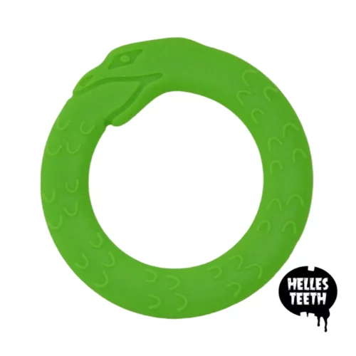 Helles Teeth Jormungandr/Midgard Serpent Teether - Limescale Green