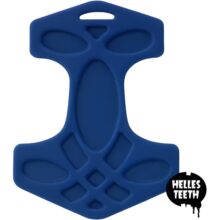 Helles Teeth Teether - Mjolnir / Thor's Hammer - Blue