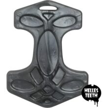 Helles Teeth Teether - Mjolnir / Thor's Hammer - Metallic Black