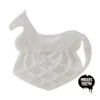 Helles Teeth Teether - Sleipnir / Odin's Steed Viking - Metallic White