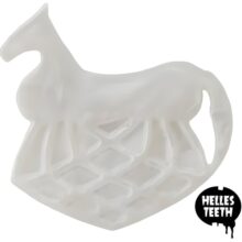 Helles Teeth Teether - Sleipnir / Odin's Steed Viking - Metallic White