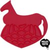 Helles Teeth Teether - Sleipnir / Odin's Steed Viking - Norge Red
