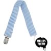 Helles Teeth Striped Attacher Ribbon - Blue and White