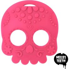 Helles Teeth Teether - Sugar Skull - Pink