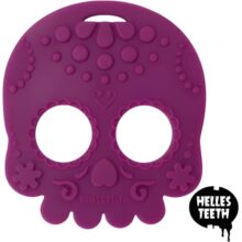 Helles Teeth Teether - Sugar Skull - Purple