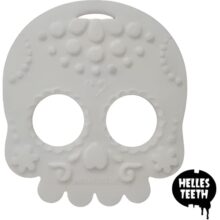 Helles Teeth Teether - Sugar Skull - White