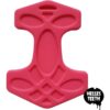 Helles Teeth Teether - Mjolnir / Thor's Hammer - Pink