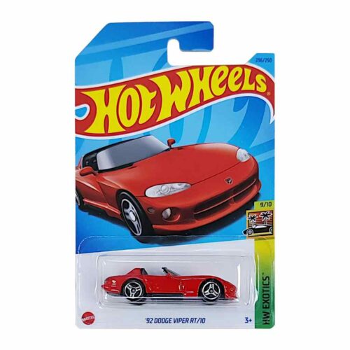 Hot Wheels 1.64 - Car - Hw Exotics - 92 Dodge Viper Rt/10