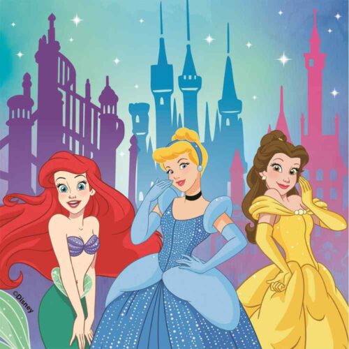 Disney Princess Tableware Napkins Lunch 20 Pack