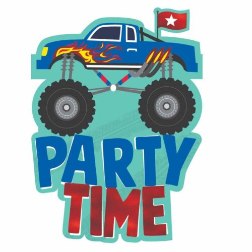 Monster Truck Invitations - 8 Pack