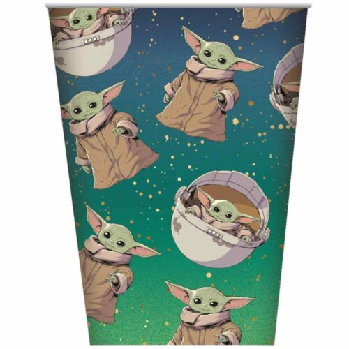 Star Wars Tableware Cups 8 Pack Yoda The Child