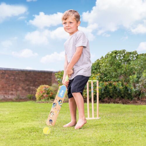 Bluey Wooden Cricket Set - Image 2