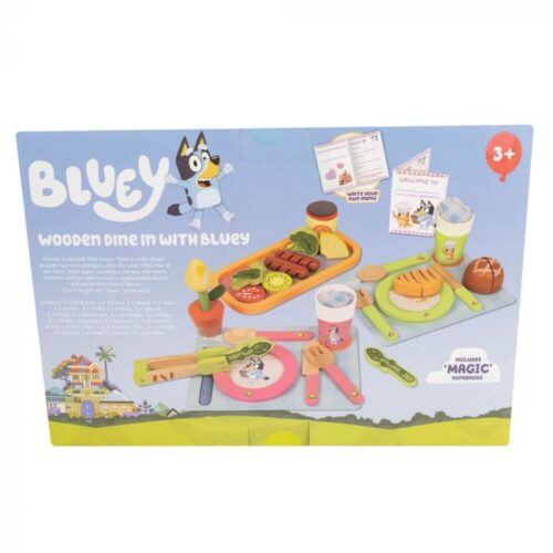 Bluey Wooden Dine with Bluey Set - Image 6