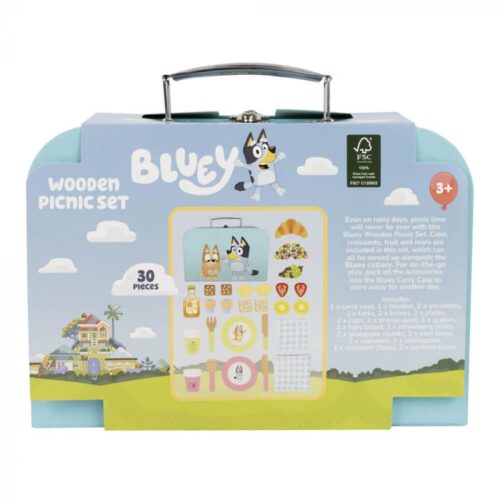 Bluey Wooden Picnic Set - Image 2