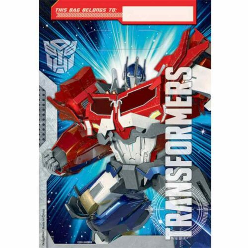 Transformers Favour - Loot Bags - 8 Pack