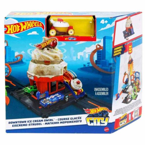 Hot Wheels 1.64 - Playset - City - Downtown Ice Cream Swirl