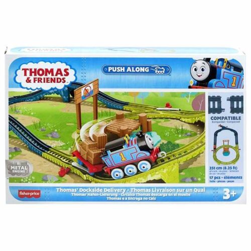 Thomas And Friends Playset Push Along Thomas Dockside Delivery