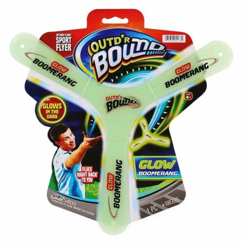 Outdoor Bound Glow In The Dark Boomerang