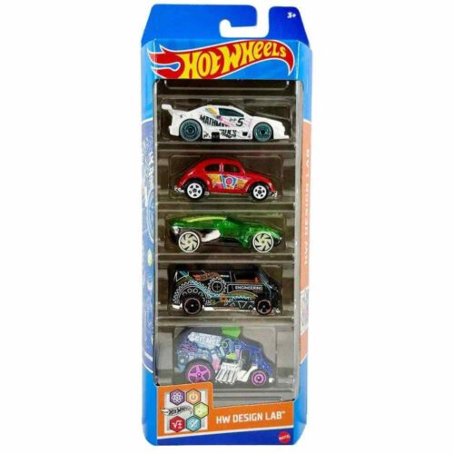 Hot Wheels 1.64 - Car - 5 Car Pack - Hw Design Lab