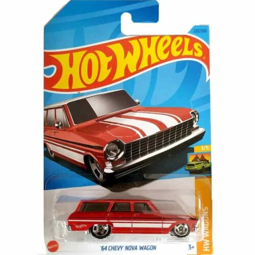 Hot Wheels 1.64 - Car - HW Wagons - 64 Chevy Nova Wagon